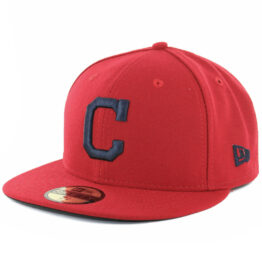 New Era 59Fifty Cleveland Indians 2018 Alternate 1 Authentic On Field Fitted Hat