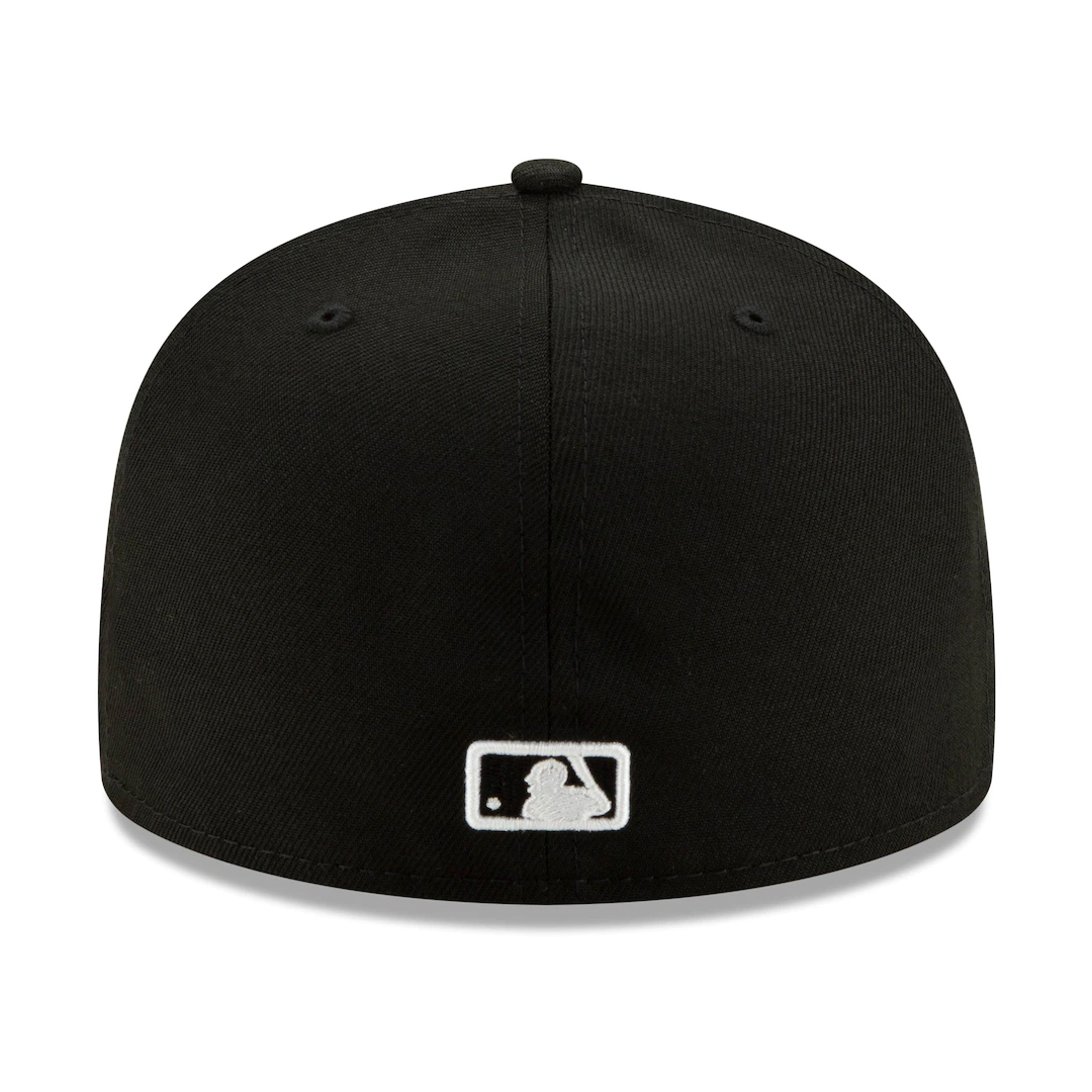 new era black fitted hat