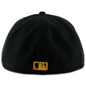 San Diego Padres New Era 59FIFTY Black Gold Yellow Fitted Hat