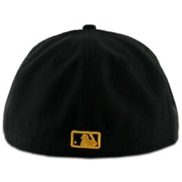 New Era 59Fifty San Diego Padres Fitted Black, Gold Hat