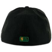 San Diego Padres New Era 59FIFTY Black Rasta Fitted Hat
