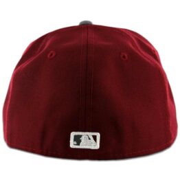 New Era 59Fifty San Diego Padres 2 Tone Fitted Hat Cardinal Red Storm Grey-Storm Grey
