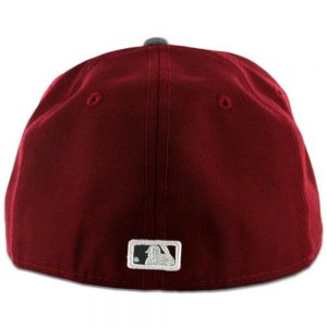 New Era 59Fifty San Diego Padres 2 Tone 2021 Fitted Hat Cardinal Red Storm Grey-Storm Grey