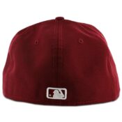 San Diego Padres New Era 59FIFTY Cardinal Red White Fitted Hat