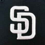 San Diego Padres New Era 59FIFTY Two Tone Dark Navy White-Red Fitted Hat