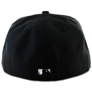 New Era 59Fifty San Diego Padres Flawless Fitted Black Black White Hat