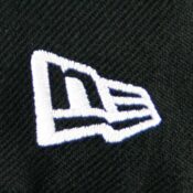San Diego Padres New Era 59FIFTY Black Black White Flawless Logo Fitted Hat