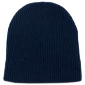 Daily Uncuffed Dark Navy Blue Beanie cuffless skully