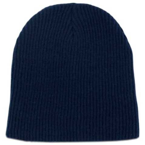 Daily Uncuffed Dark Navy Blue Beanie cuffless skully