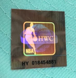 New Era NBA Hardwood Classics Holographic Sticker