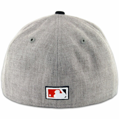 New Era 59Fifty San Diego Padres Fitted Hat Tony Gwynn Heather Grey Dark Navy - Image 2