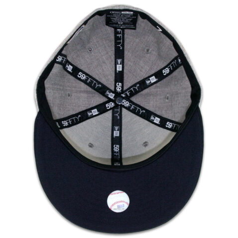 New Era 59Fifty San Diego Padres Fitted Hat Tony Gwynn Heather Grey Dark Navy - Image 3
