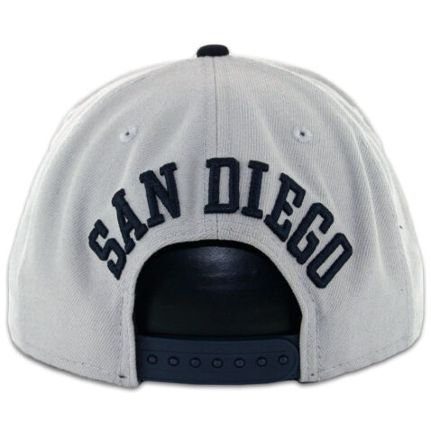 New Era 9Fifty San Diego Padres Tony Gwynn Snapback Hat Grey Dark Navy