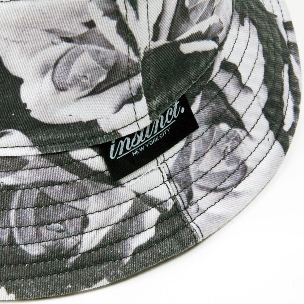 Instinct NYC Rose Bucket Hat Black Instinct NYC Rose Bucket Hat Black - Image 2