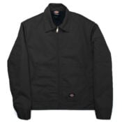 DICKIES TJ15 Lined Eisenhower Black Jacket - Front