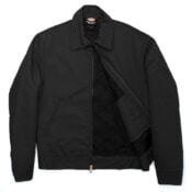 DICKIES TJ15 Lined Eisenhower Black Jacket -Inside