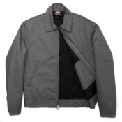 DICKIES TJ15 Lined Eisenhower Charcoal Jacket -Inside