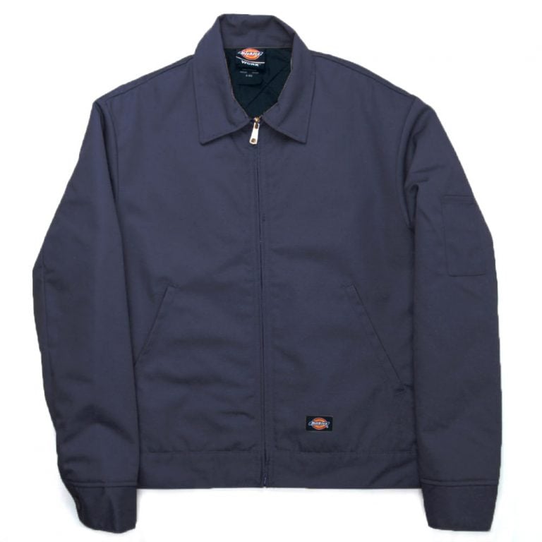 DICKIES TJ15 Lined Eisenhower Dark Navy Jacket - Front