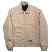 DICKIES TJ15 Lined Eisenhower Khaki Jacket - Front