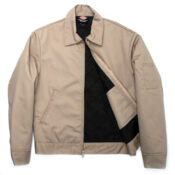 DICKIES TJ15 Lined Eisenhower Khaki Jacket - Inside