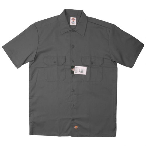 Dickies 1574 Short Sleeve Charcoal Work Shirt
