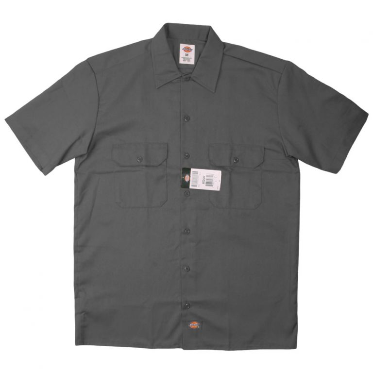 Dickies 1574 Short Sleeve Charcoal Work Shirt Dickies 1574 Short Sleeve Charcoal Work Shirt