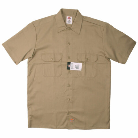 Dickies 1574 Short Sleeve Khaki Work Shirt
