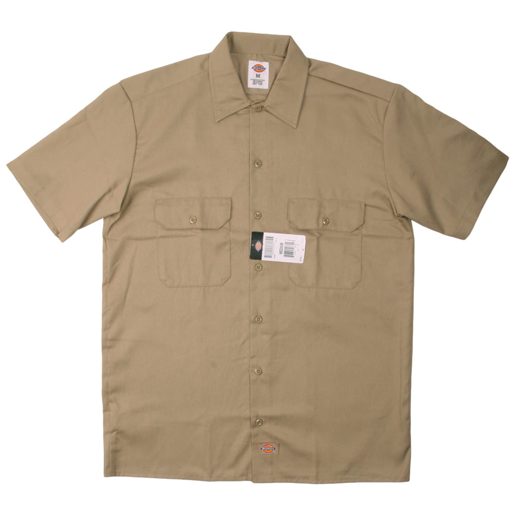 dickies-1574-short-sleeve-khaki-work-shirt-billion-creation