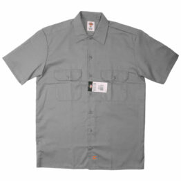 Dickies 1574 Short Sleeve Silver Gray Work Shirt