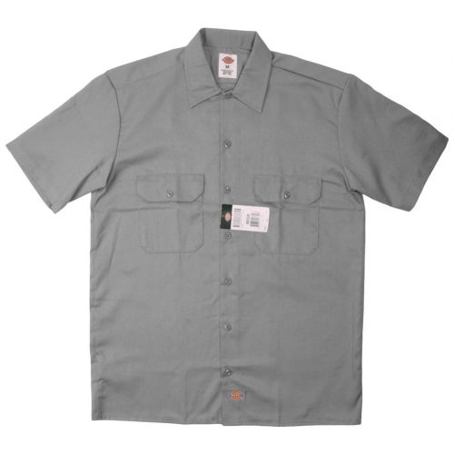 Dickies 1574 Short Sleeve Silver Gray Work Shirt