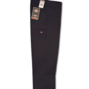 Dickies 85283 Loose Fit Double Knee Black Work Pant - Side