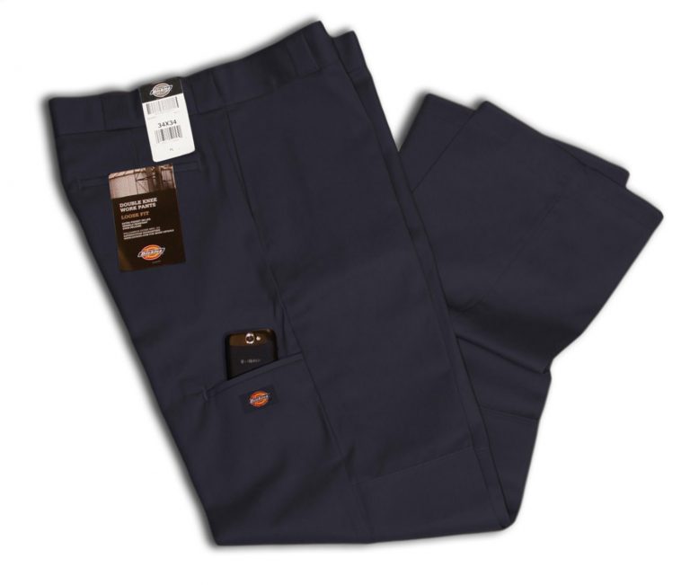 Dickies 85283 Loose Fit Double Knee Black Work Pant - Side2 Dickies 85283 Loose Fit Double Knee Black Work Pant - Side2