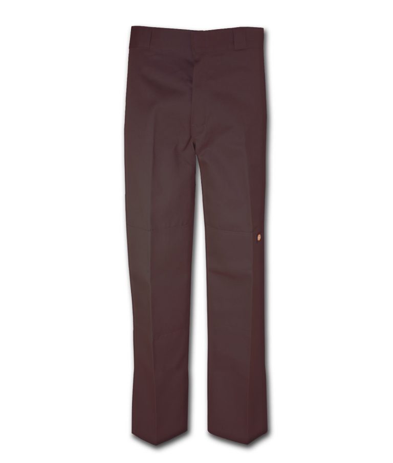 Dickies 85283 Loose Fit Double Knee Dark Brown Work Pant - Front