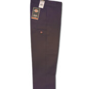 Dickies 85283 Loose Fit Double Knee Dark Brown Work Pant - Side