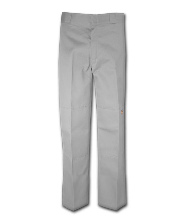 Dickies 85283 Loose Fit Double Knee Silver Gray Work Pant - Front