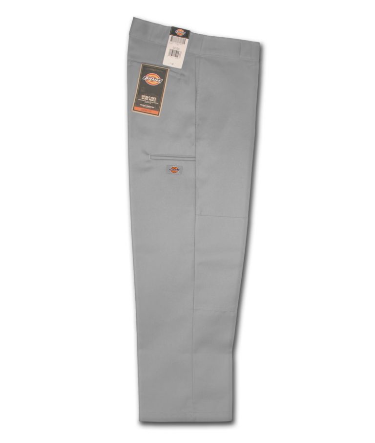 Dickies 85283 Loose Fit Double Knee Silver Gray Work Pant - Side Dickies 85283 Loose Fit Double Knee Silver Gray Work Pant - Side