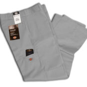 Dickies 85283 Loose Fit Double Knee Silver Gray Work Pant - Side2