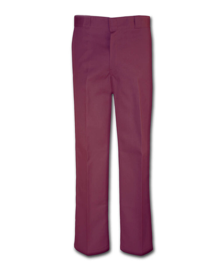 Dickies Original 874 Maroon Work Pant - Front