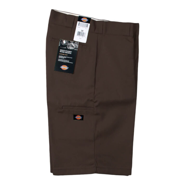 Dickies 42283 13'' Loose Fit Multi-Use Pocket Dark Brown Work Short