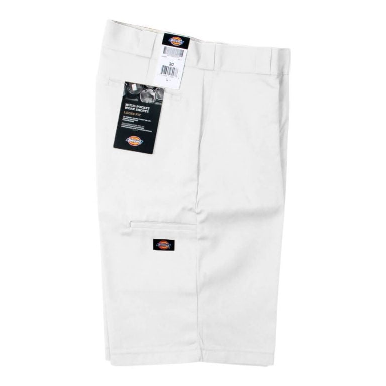 Dickies 42283 13'' Loose Fit Multi-Use Pocket White Work Short