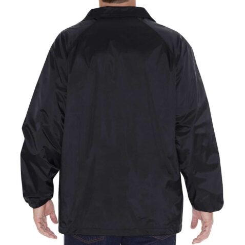Dickies 76242 Snap Front Windbreaker Black Jacket - Image 2
