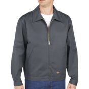 Dickies JT75 Unlined Eisenhower Charcoal Jacket- Front
