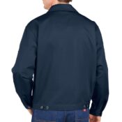Dickies JT75 Unlined Eisenhower Dark Navy Jacket- Back
