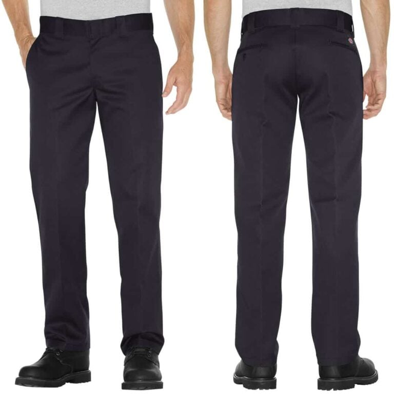 Dickies WP873 Slim Straight Black Work Pant