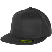 Flexfit Blanks 210 Plain Blank Black Hat Front