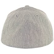 Flexfit Blanks 210 Plain Blank Heather Grey Hat Back