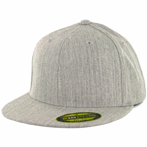 Flexfit Blanks 210 Plain Blank Heather Grey Hat