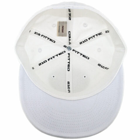 Flexfit Blanks 210 Plain Blank White Hat - Image 3