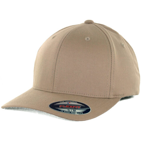 Flexfit Blanks Plain Blank Khaki Hat