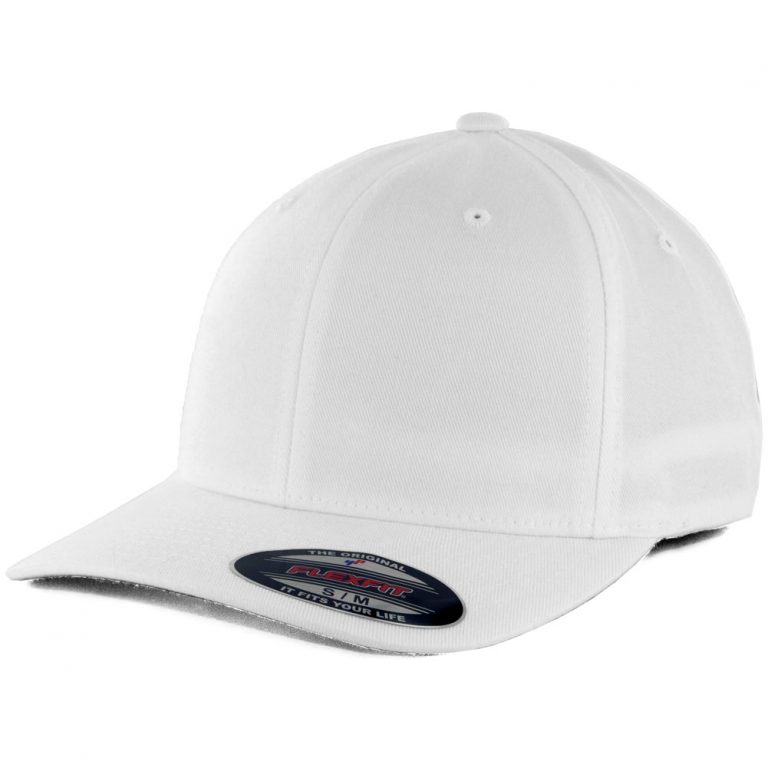 Flexfit Blanks Plain Blank White Hat Front